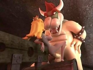 Perizada peach fucked by bowser