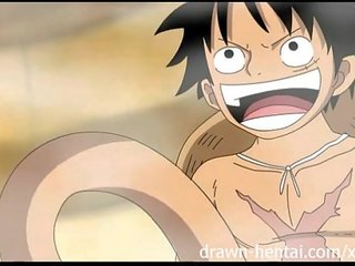 Unul bucată hentai - luffy incalzeste în sus nami