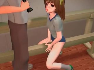 Hentai hentai student knullet med en baseball bat