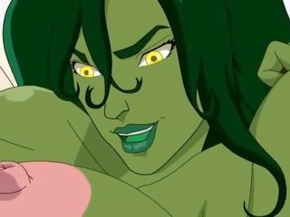 Splendide quatre sexe shehulk coulage