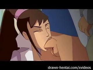 Avatar hentai - kön video- legend av korra